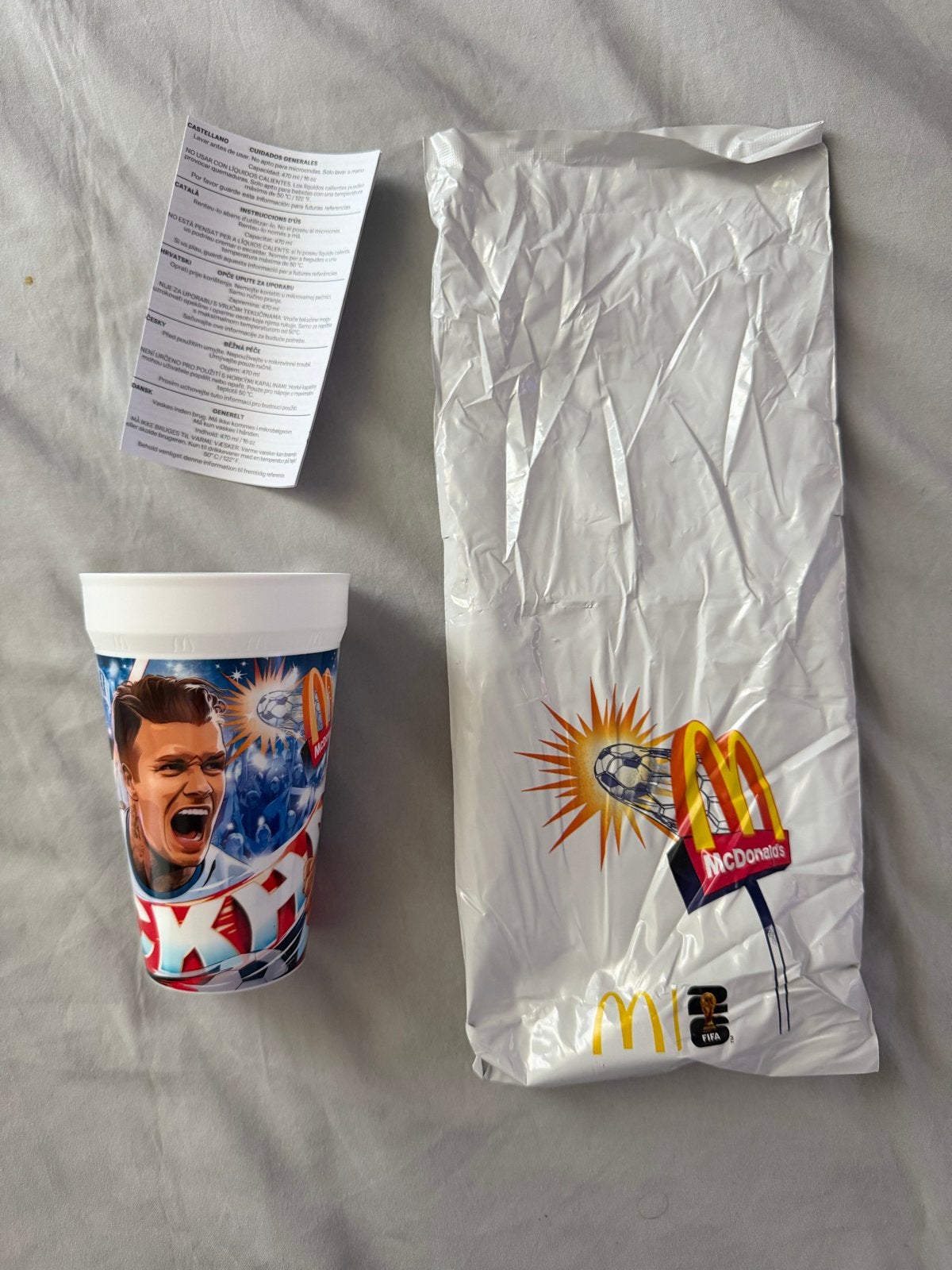 McDonald's FIFA WK Beker 2006 - David Beckham, Verzamelen, Ophalen of Verzenden, Zo goed als nieuw, Overige sporten, Overige typen