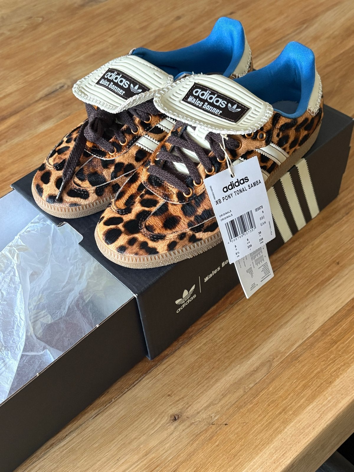Adidas Wales Bonner Samba Dark Brown Sneakers (38 EU), Overige kleuren, Nieuw, Ophalen of Verzenden, Sneakers of Gympen
