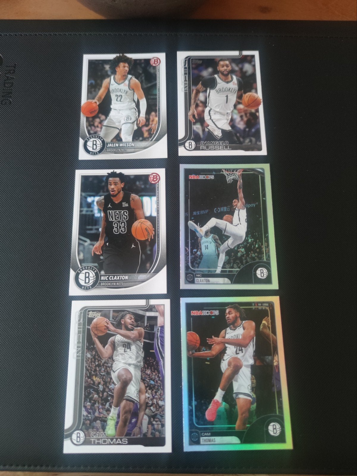 Topps Brooklyn Nets NBA Kaarten - Diverse Spelers, Ophalen of Verzenden, Zo goed als nieuw, Overige sporten, Spelerskaart