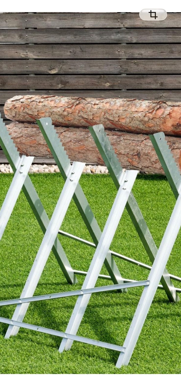 Schragen voor boomstam te zagen  zie foto sawhorse, Ophalen of Verzenden, Nieuw