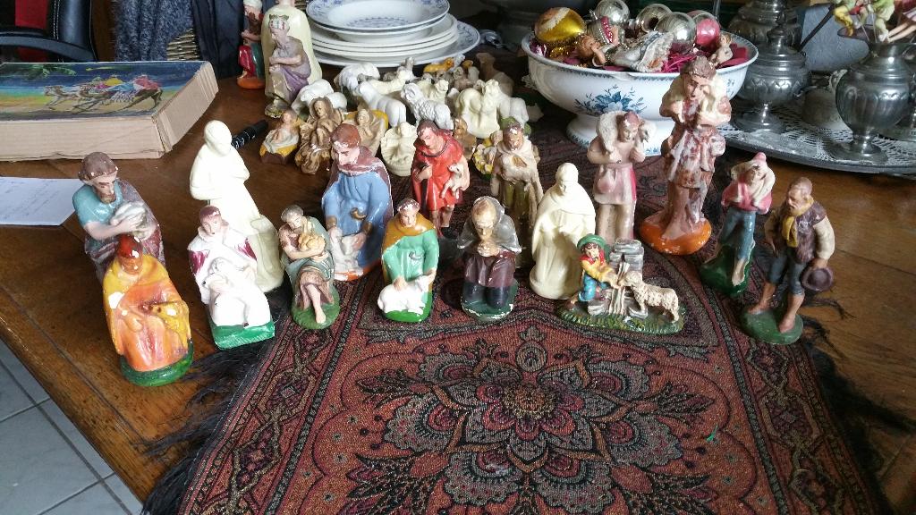 losse verkoop kerstbeeldjes herders, Diversen, Kerst, Ophalen of Verzenden, Gebruikt