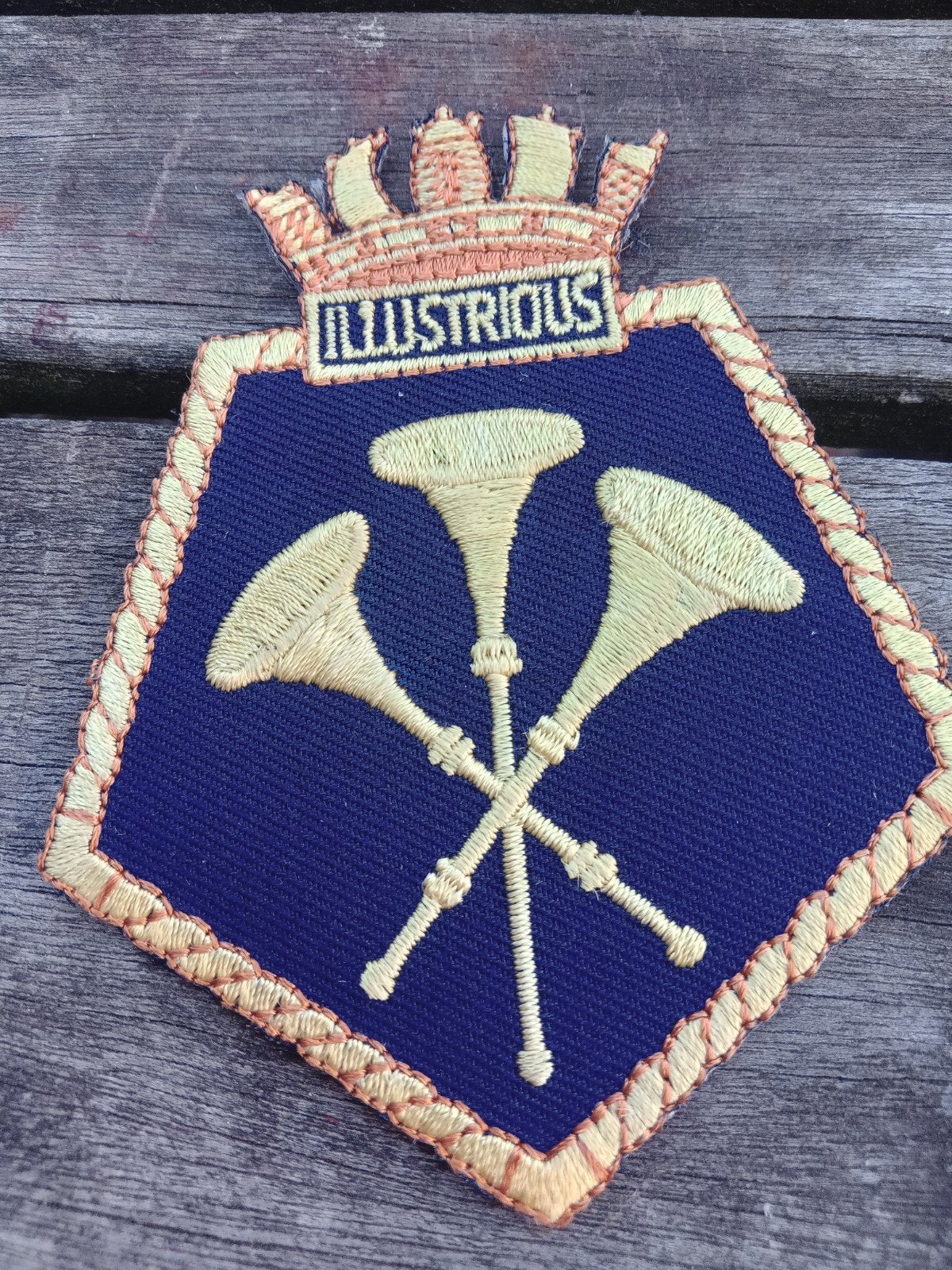 HMS Illustrious Marine Patch - Royal Navy, Verzamelen, Ophalen of Verzenden, Zo goed als nieuw, Overige typen