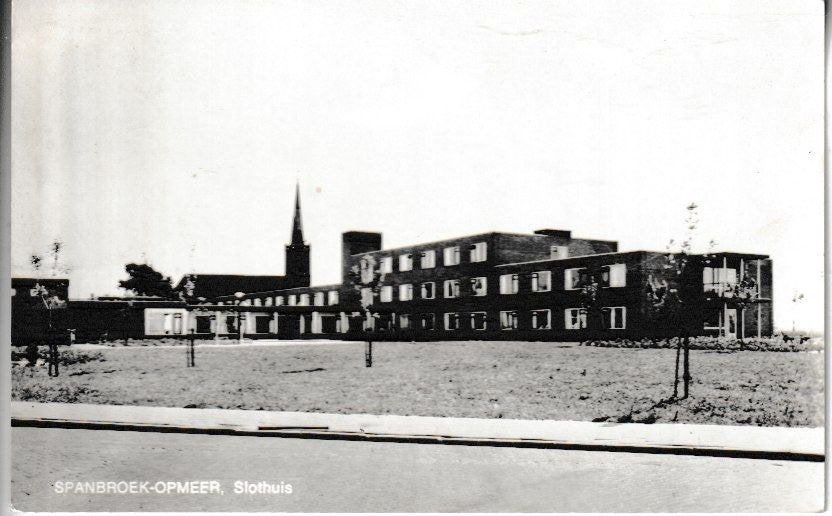 SPANBROEK-OPMEER - SLOTHUIS, Verzamelen, Ophalen of Verzenden, Gelopen, Noord-Holland