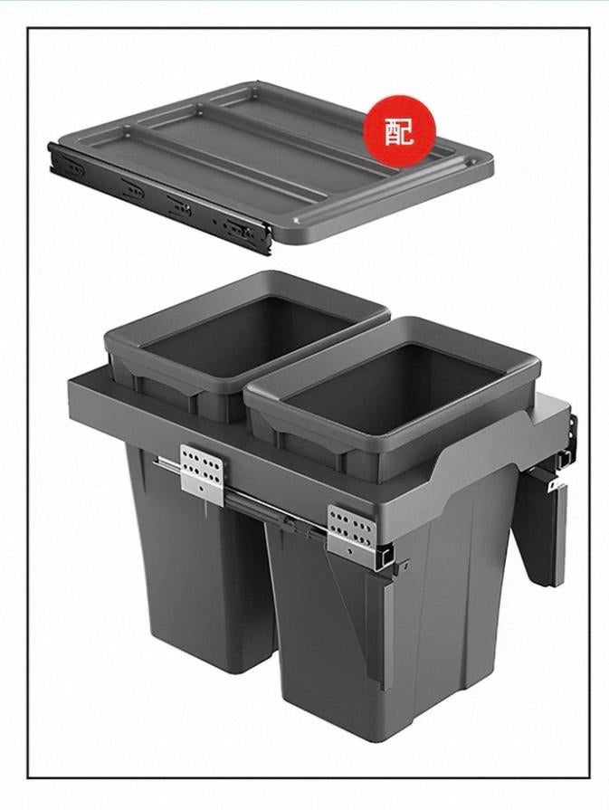 Inbouw prullenbak keuken voor 30cm kast -  nieuw, 20 tot 30 liter, Ophalen of Verzenden, Nieuw, Kunststof