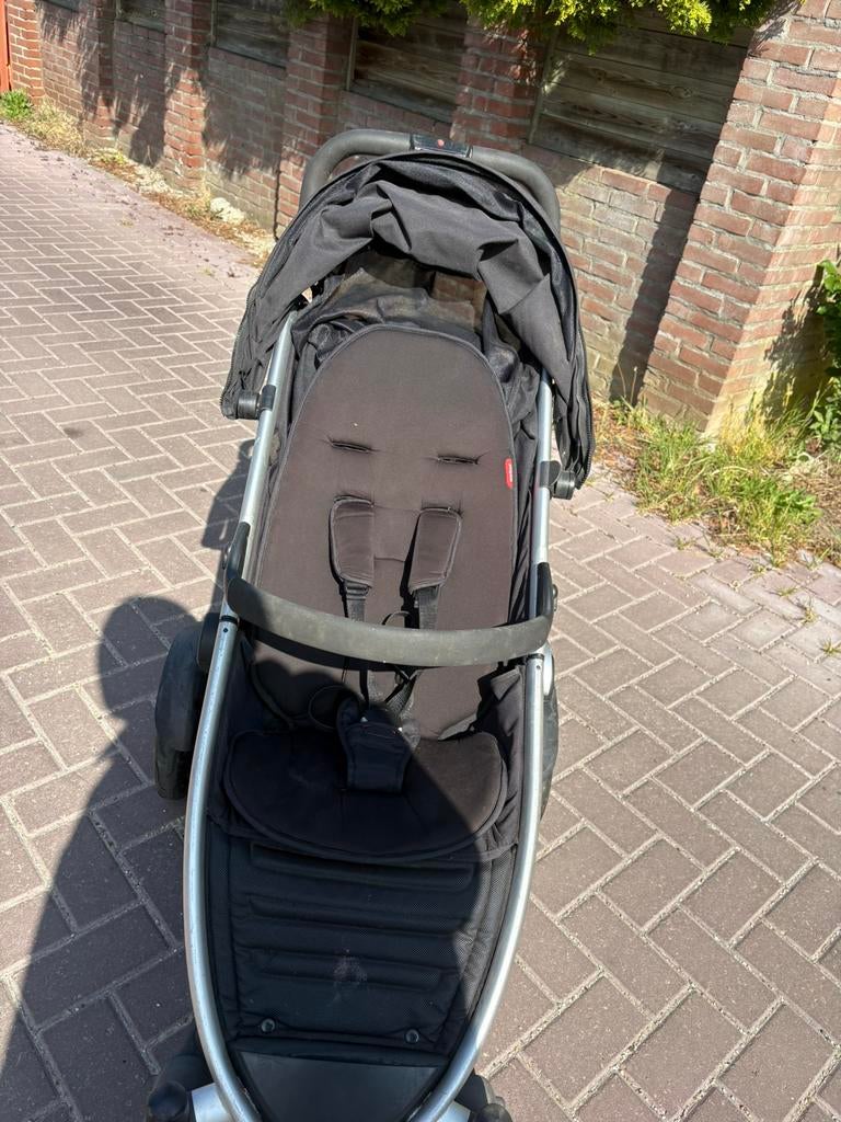 İnklapbare buggy(kinderwagen) van phil en tedds, Kinderen en Baby's, Buggy's, Ophalen, Gebruikt, Overige merken, Regenhoes