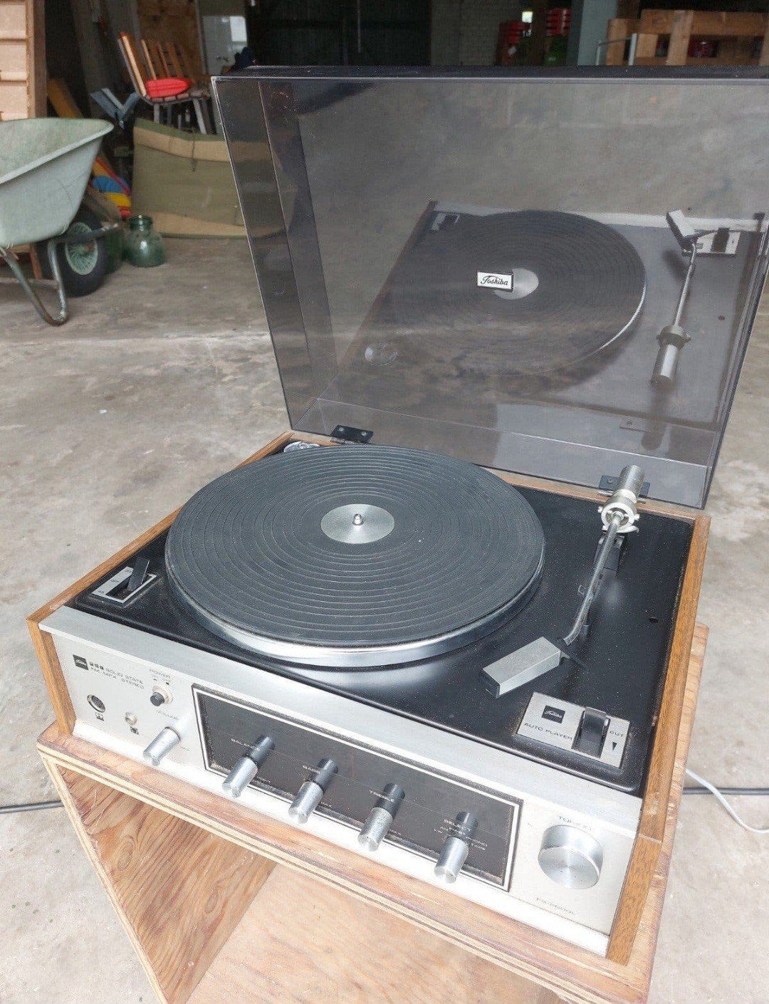 Vintage Toshiba FS-2600L Platenspeler - Goede Staat, Ophalen of Verzenden, Overige merken
