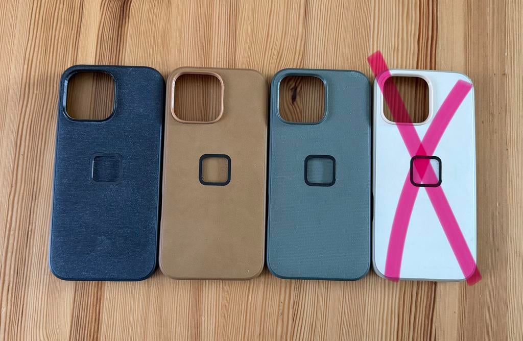 Peak Design Mobile Hoesjes 3 stuks voor iPhone 16 Pro Max, Ophalen of Verzenden, Nieuw, Hoesje of Tasje