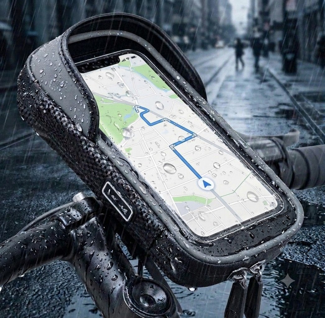 Waterdichte telefoonhouder 7 inch voor fiets/motor, Verzenden, Nieuw