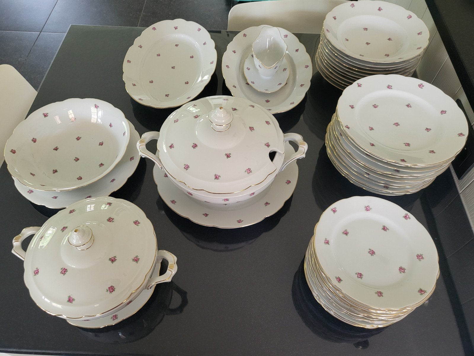 Antiek bavaria eetservies, Ophalen of Verzenden