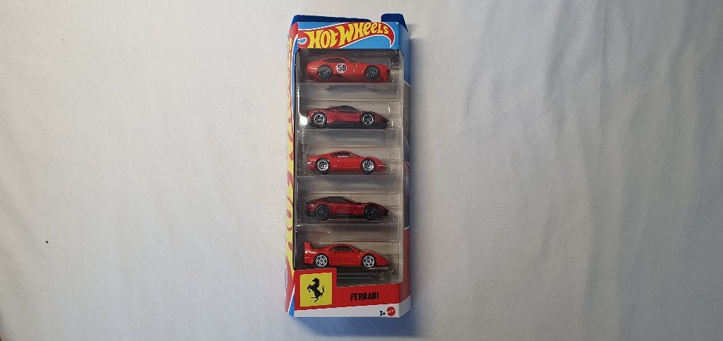 Hot wheels 5 pack Ferrari, Ophalen of Verzenden, Nieuw, Auto