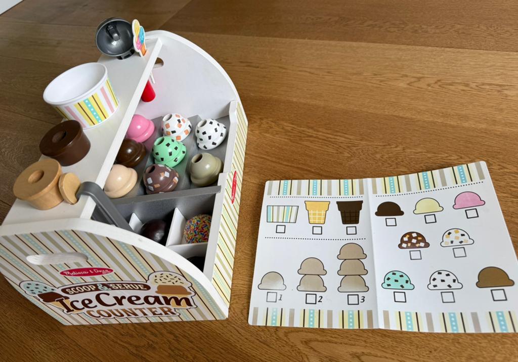 Melissa & Doug Houten IJscobar Speelset - Goede Staat, Ophalen of Verzenden, Gebruikt, Meubelstuk of Keukentje
