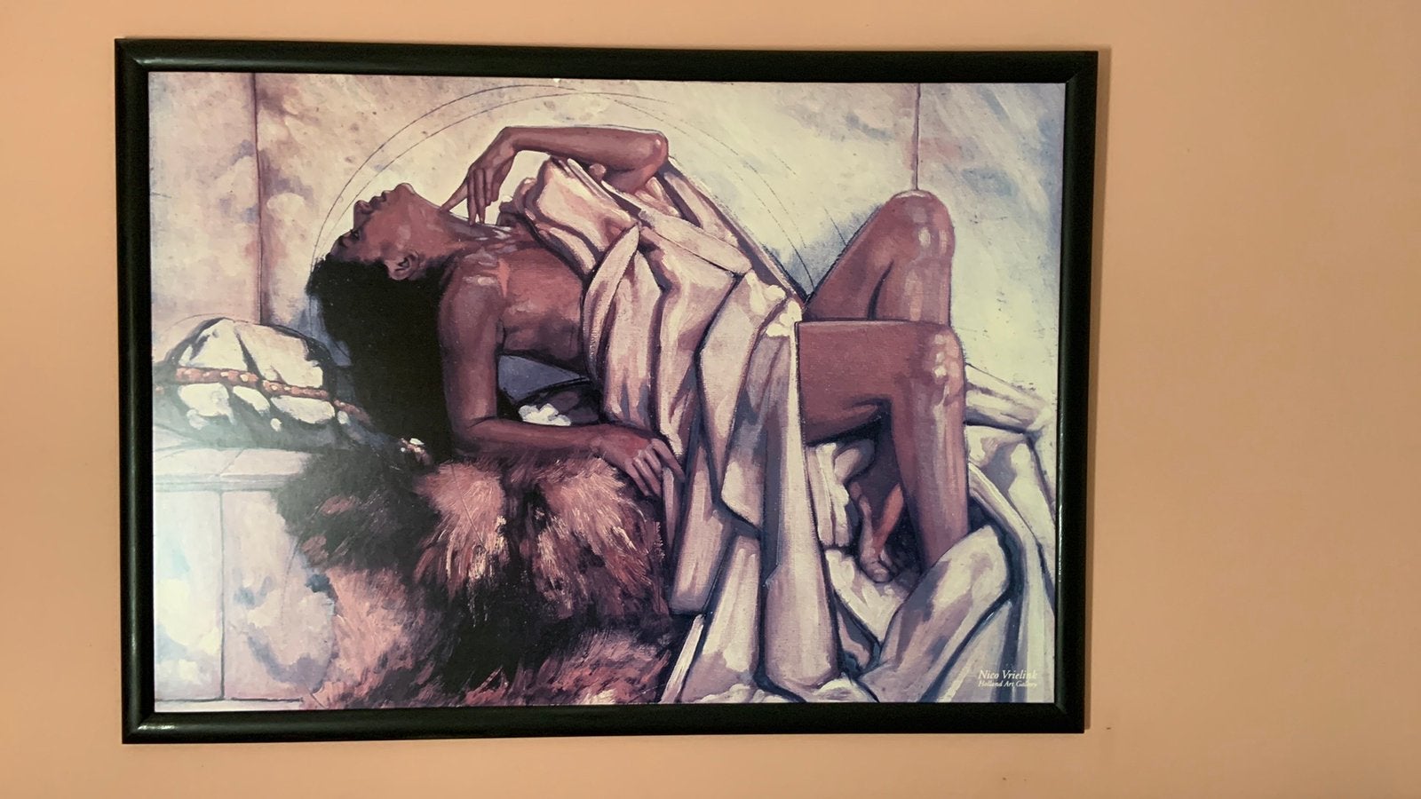 Nico Vrielink schilderij, Ophalen