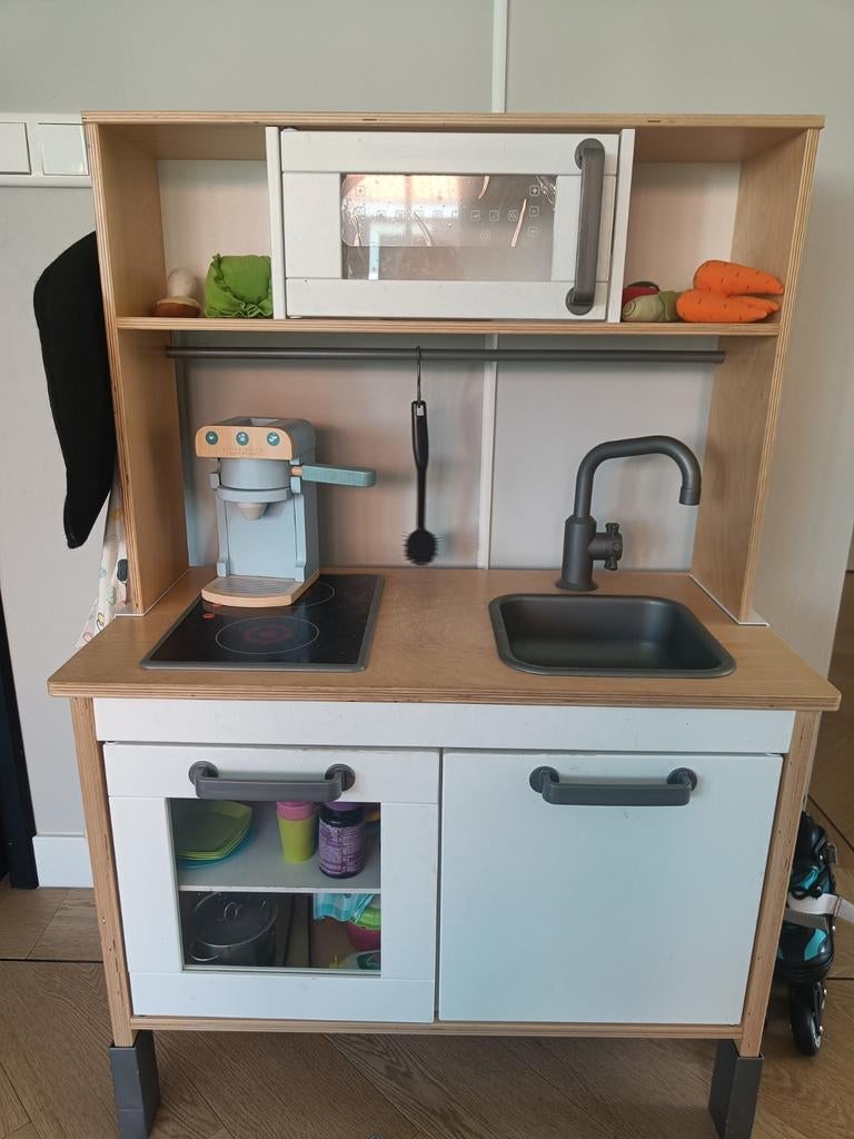 Ikea speelkeuken met heel veel toebehoren, Ophalen, Gebruikt, Hout, Speelkeuken