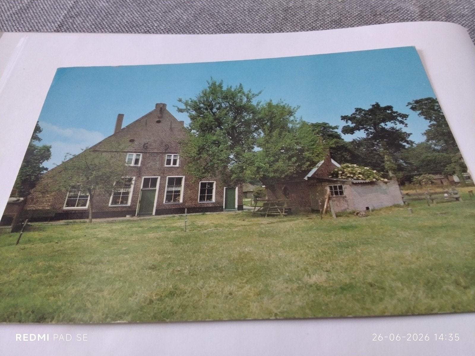 Oude Ansichtkaart Elspeet Boerderij 't Groote Hof, Ophalen of Verzenden, 1960 tot 1980, Gelopen, Gelderland