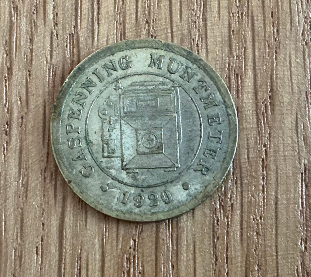 Oude gaspenning 1920 gemeente lemsterland, Ophalen of Verzenden, Overige materialen