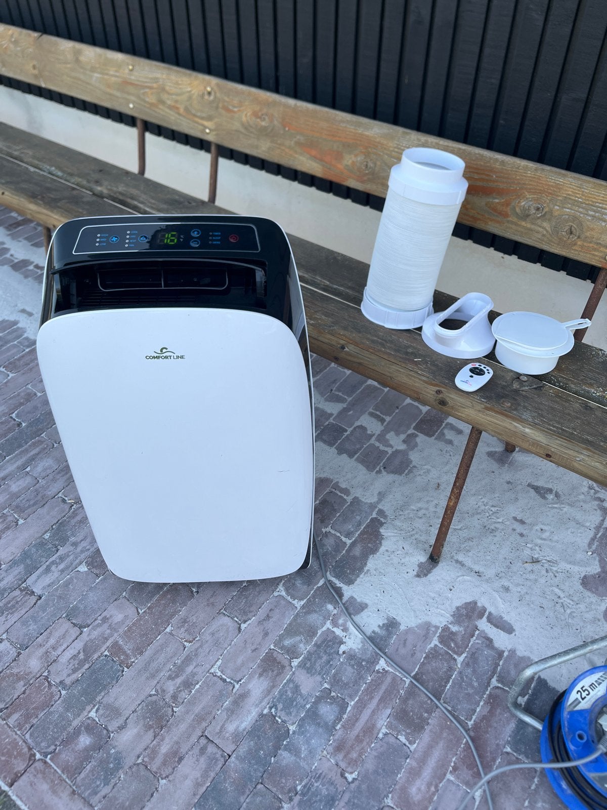 Comfort Line Mobiele Airco met Afstandsbediening, Witgoed en Apparatuur, Airco's, Zo goed als nieuw, Mobiele airco, 60 tot 100 m³