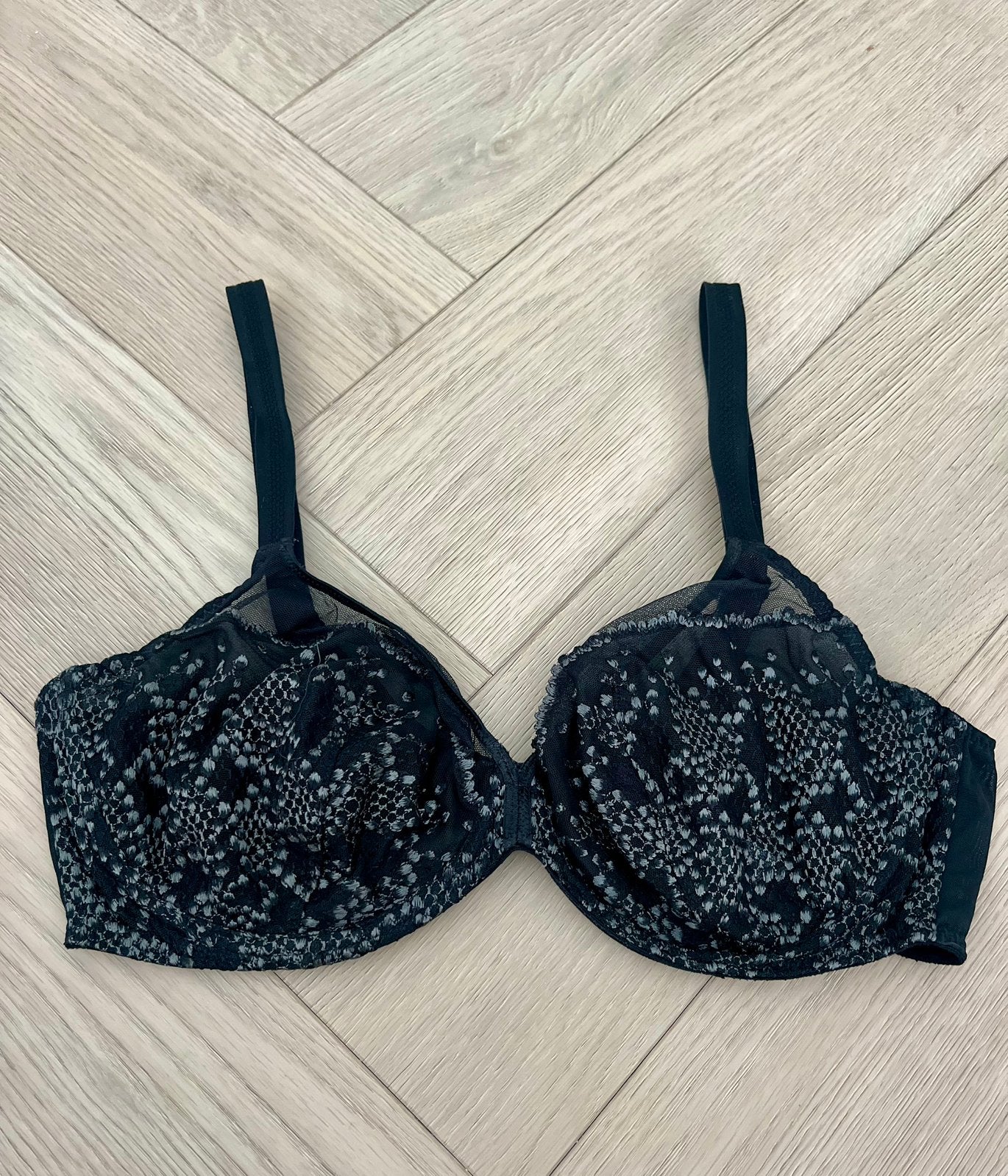 Prima Donna Twist 90D 1919 Zwart Plunge (LEES BESCHRIJVING), Verzenden, Zwart, BH