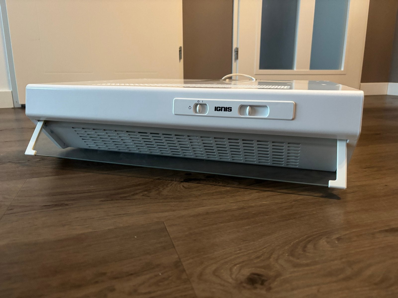 Ignis Onderbouw Afzuigkap - Wit, Zo goed als nieuw, Ophalen, Minder dan 200 m³ per uur, Onderbouw afzuigkap, Zo goed als nieuw