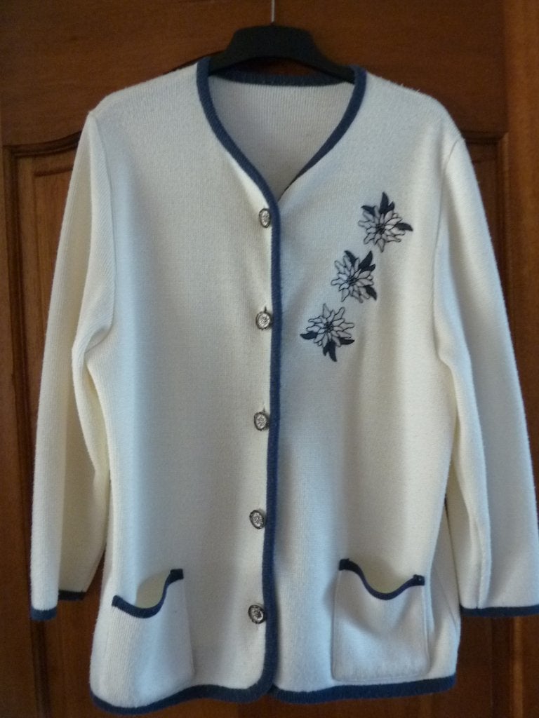 mooi vest met edelweiss stiksel, Overige kleuren, Maat 42/44 (L), Ophalen of Verzenden, Zo goed als nieuw