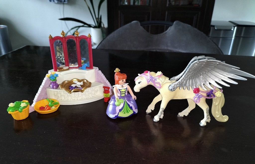 Playmobil Prinses en Pegasus, Ophalen, Gebruikt, Complete set, Fantasy