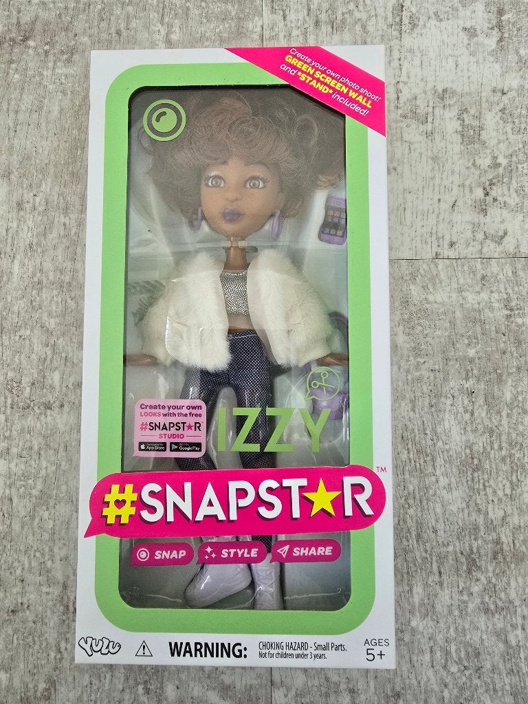 Snapstar influencer pop Izzy (van Yulu) NIEUW met gratis app, Ophalen, Nieuw, Overige typen