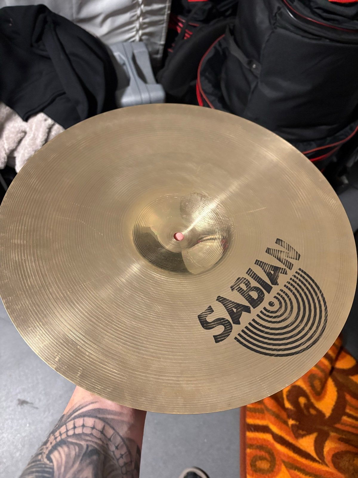 Sabian AA Rock Crash 16" / 41 cm Bekken, Ophalen of Verzenden, Gebruikt, Overige merken