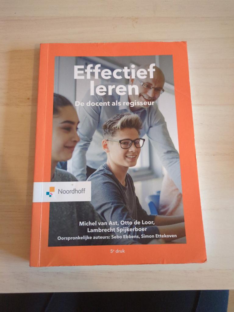 Effectief leren: De docent als regisseur (5e druk), Boeken, Ophalen of Verzenden, Gelezen