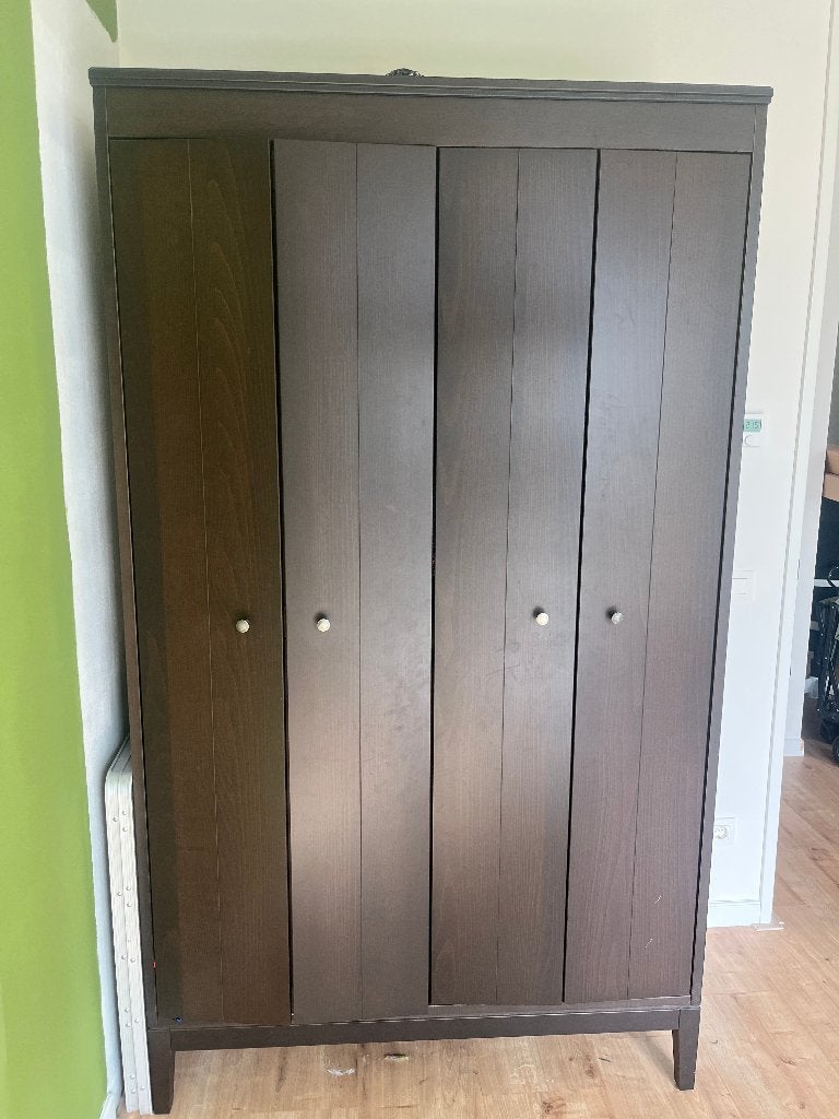 IKEA SONGESAND bruin 121x210x58cm gebrekkig, gratis ophalen, Ophalen, Gebruikt, 100 tot 150 cm, 150 tot 200 cm