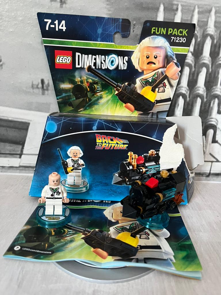 Lego Dimensions 71230 Fun Pack (Doc Brown) with box, Ophalen of Verzenden, Zo goed als nieuw