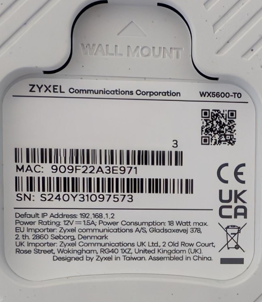 Ultieme WiFi-Upgrade! Zyxel WX5600 Verkocht, Ophalen of Verzenden, Zo goed als nieuw, Zyxel