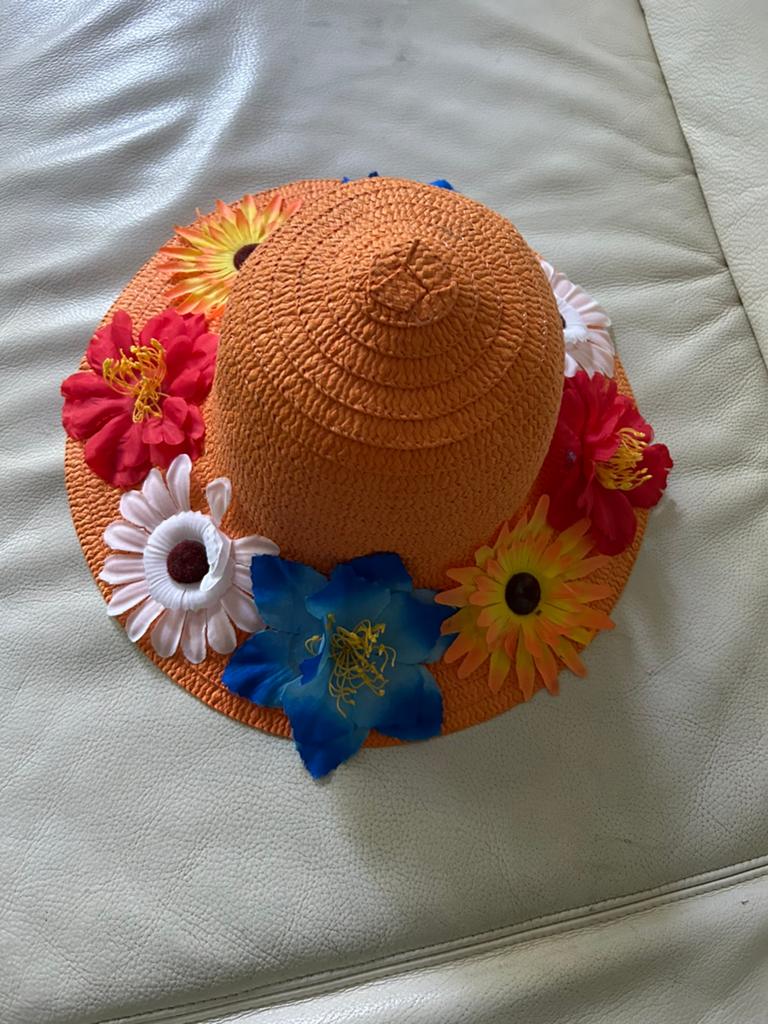 Oranje (voetbal) hoed., Ophalen of Verzenden, Zo goed als nieuw, Versiering, Oranje of Koningsdag