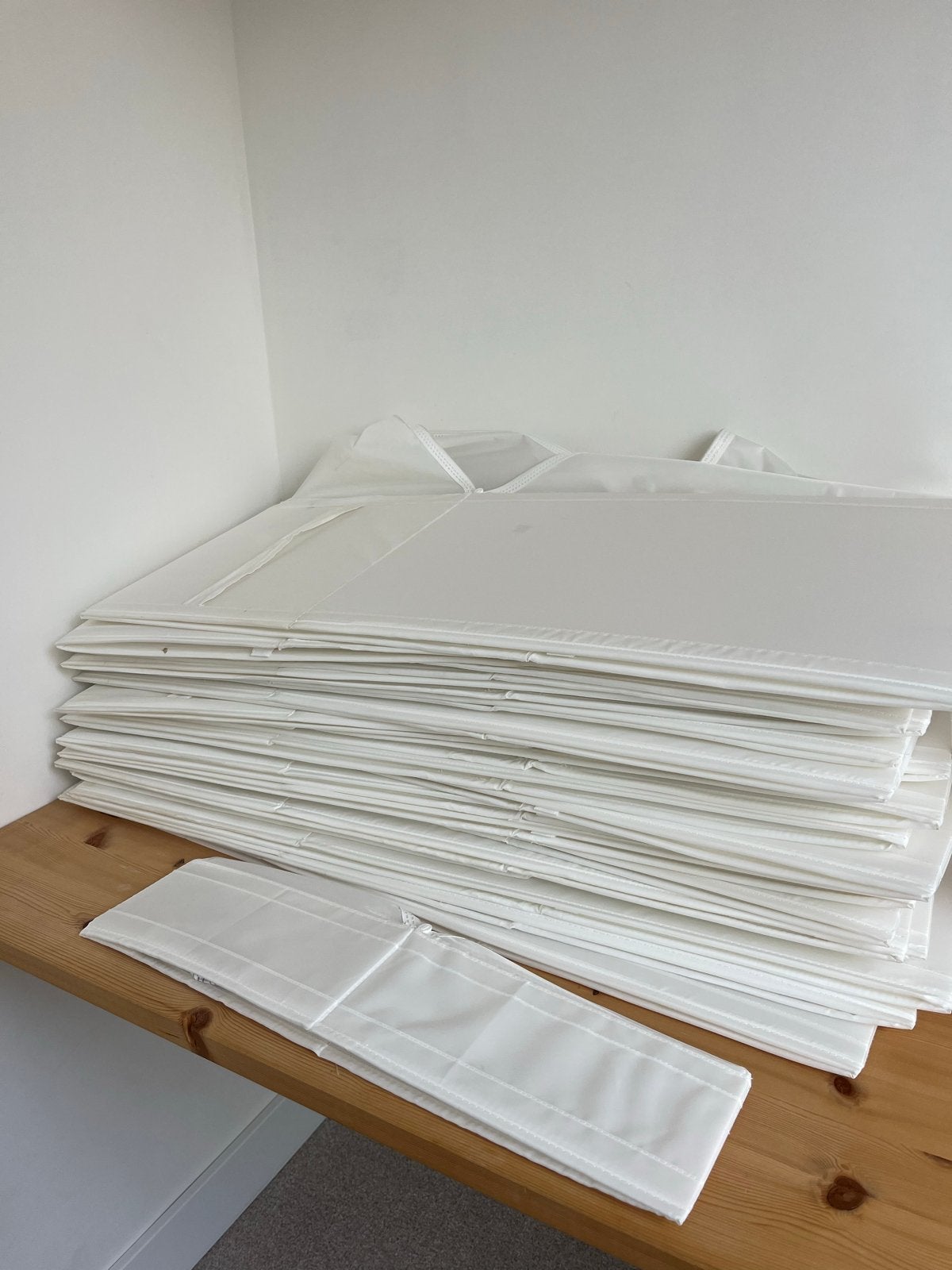 18x IKEA Skubb opbergbakken + 1x klein formaat, Huis en Inrichting, Ophalen, Gebruikt, Modern, Wit