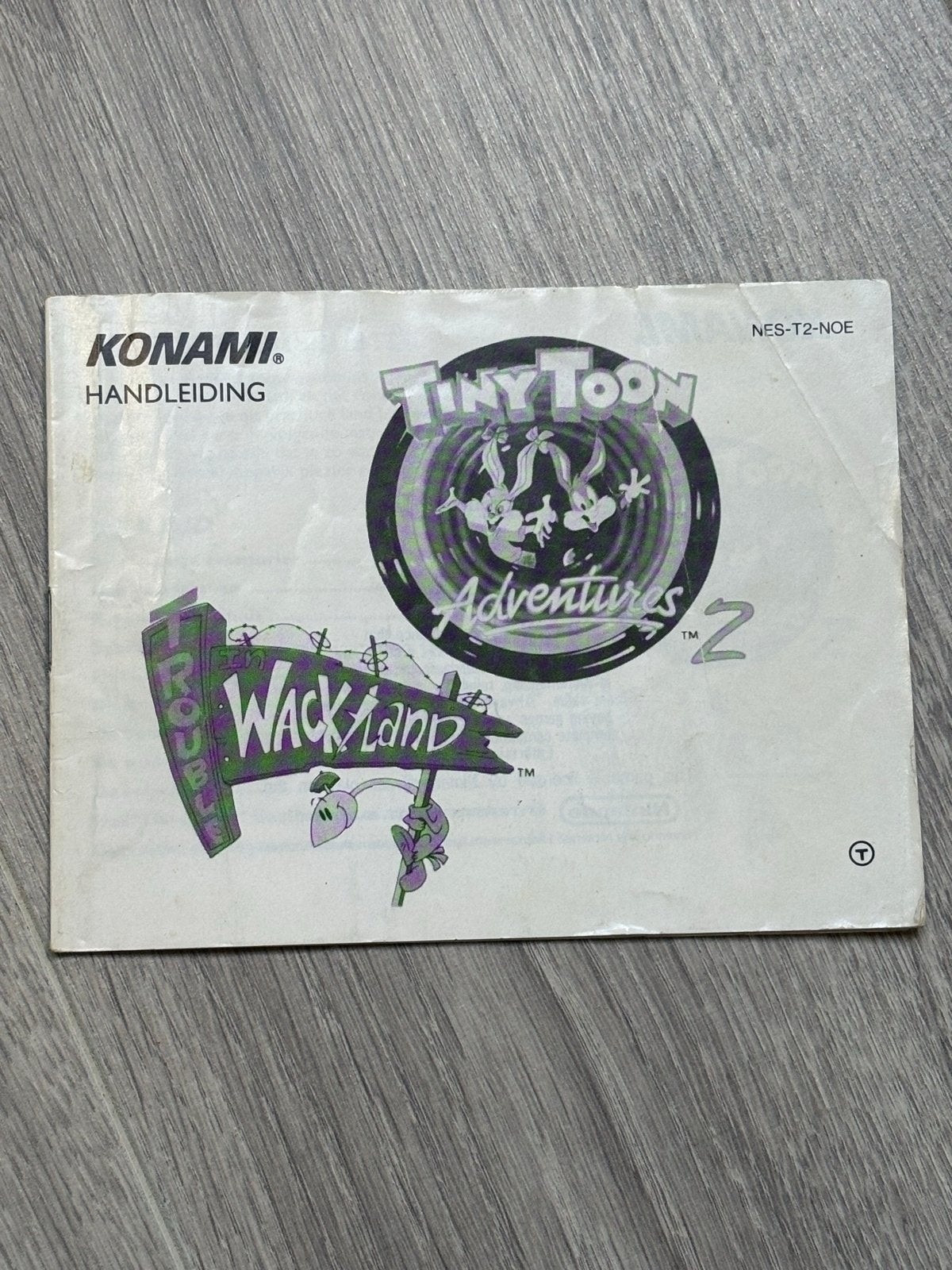 Tiny Toon Adventures 2 NES Handleiding (Nederlands), Avontuur en Actie, Gebruikt, 1 speler, Ophalen of Verzenden