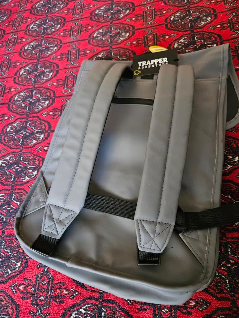 Trapper Adventure Rugzak - Grijs, Waterdicht, Nieuw, 25 tot 40 cm, Nieuw, Waterdicht, Ophalen