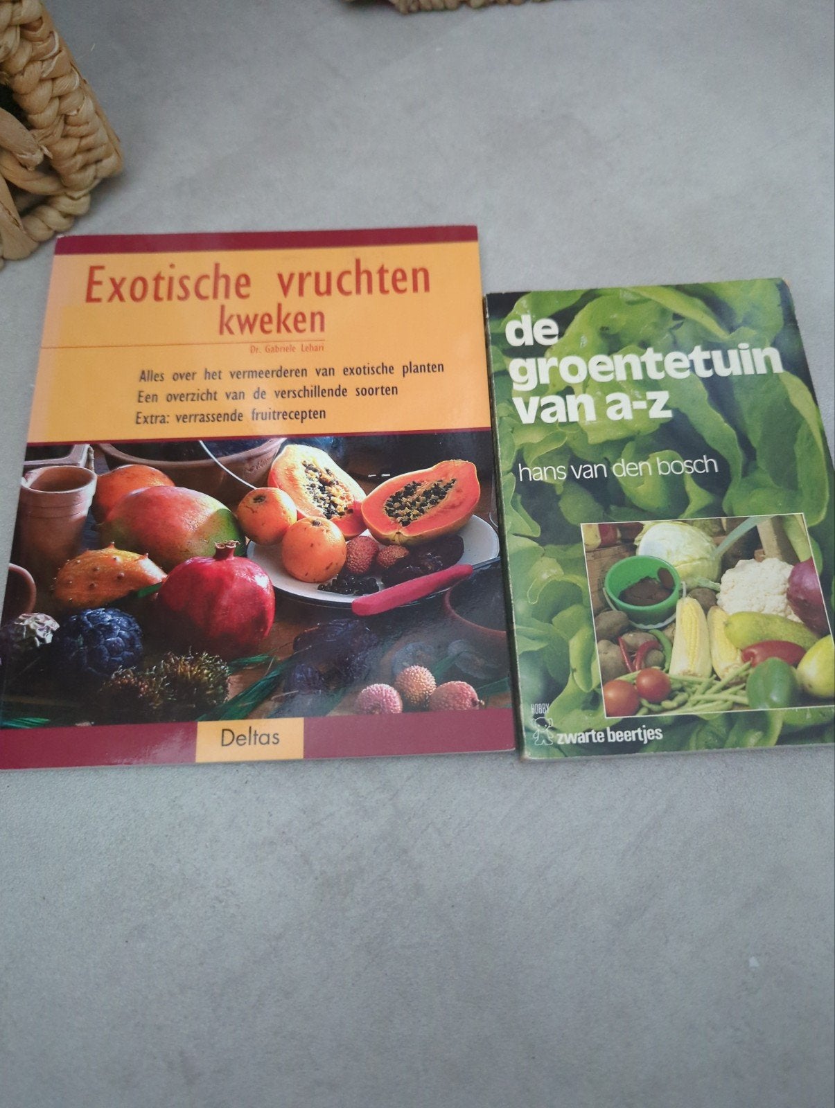 Boeken: Exotische Vruchten Kweken & De Groentetuin van A-Z, Ophalen of Verzenden, Gelezen, Dr. G. Kunkel, Hans van den Bosch, Moestuin