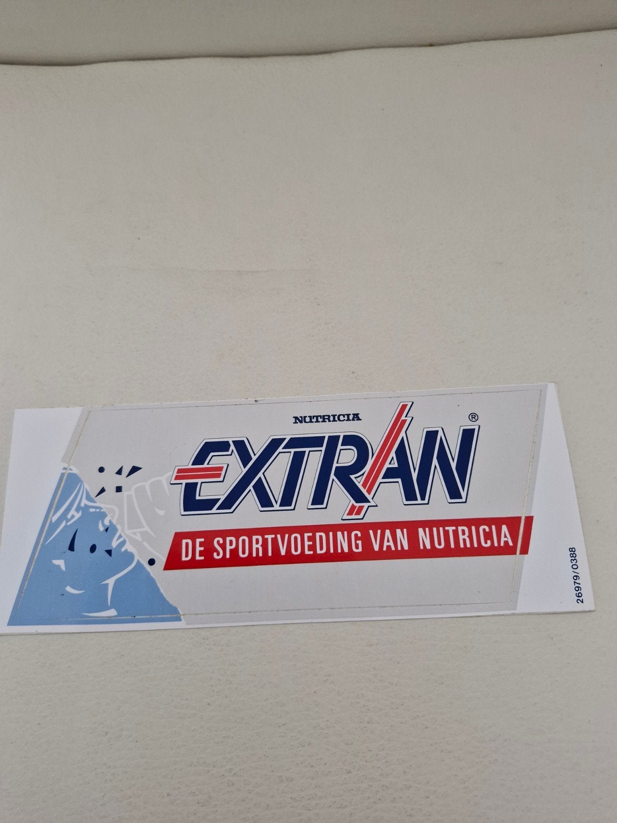 G 084 Nutricia Extran Sportvoeding Sticker 20x8 cm, Ophalen of Verzenden, Zo goed als nieuw, Overige typen
