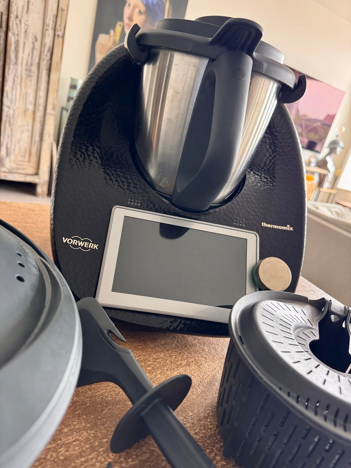 Thermomix TM6 - Sparkling Black Edition, Loosdrecht, Sallybaldrick@aol.com, 3 snelheden of meer, Ophalen of Verzenden