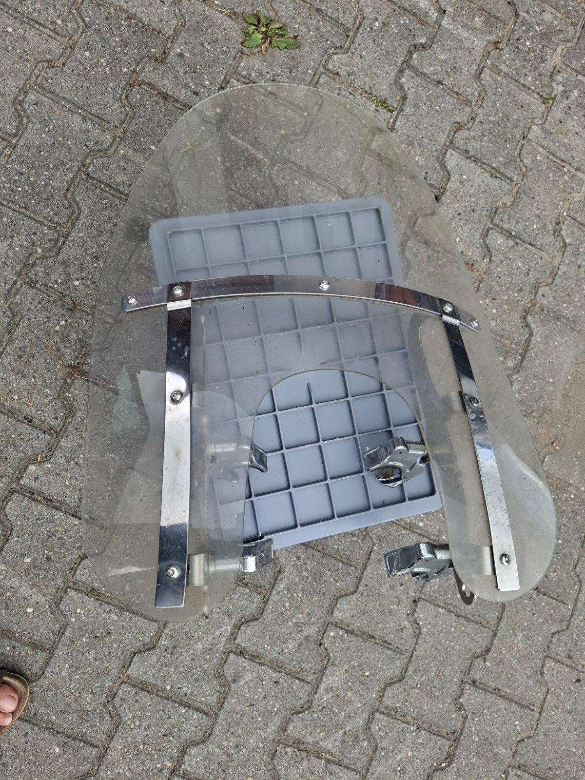 WINDSCHERM voor HD met 38mm. poten, Ophalen of Verzenden, Gebruikt