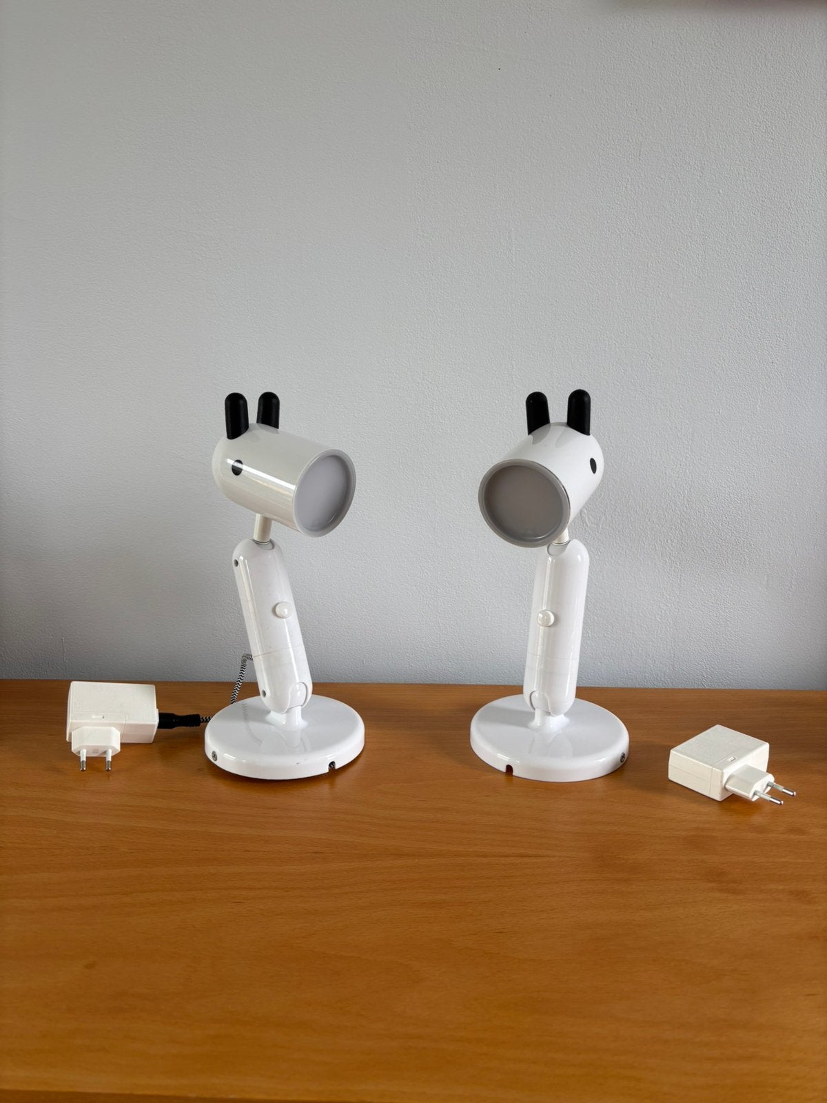 Vintage Ikea KRUX lampjes wandmontage Monika Mulder, Kunststof, Gebruikt, Met schakelaar, Bedlamp