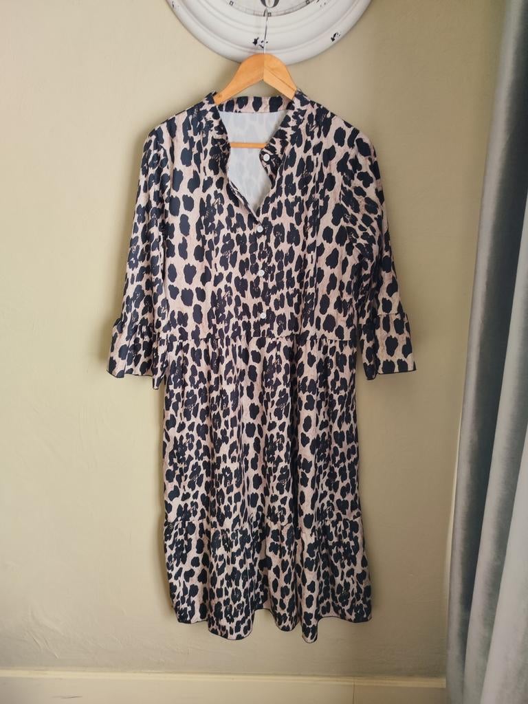 Prachtige kwaliteits jurk 44, Kleding | Dames, Ophalen of Verzenden, Zo goed als nieuw, Maat 42/44 (L)