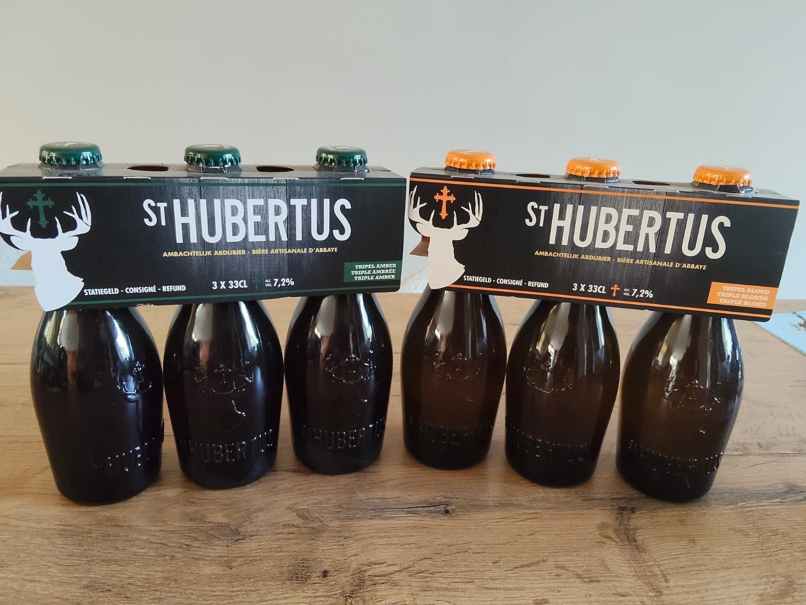 St Hubertus speciaalbier 3-packs, Ophalen of Verzenden, Nieuw, Flesje(s), Overige merken
