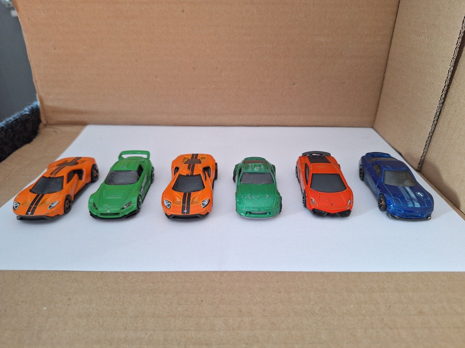 HotWheels 6 stuks, Ophalen of Verzenden, Gebruikt