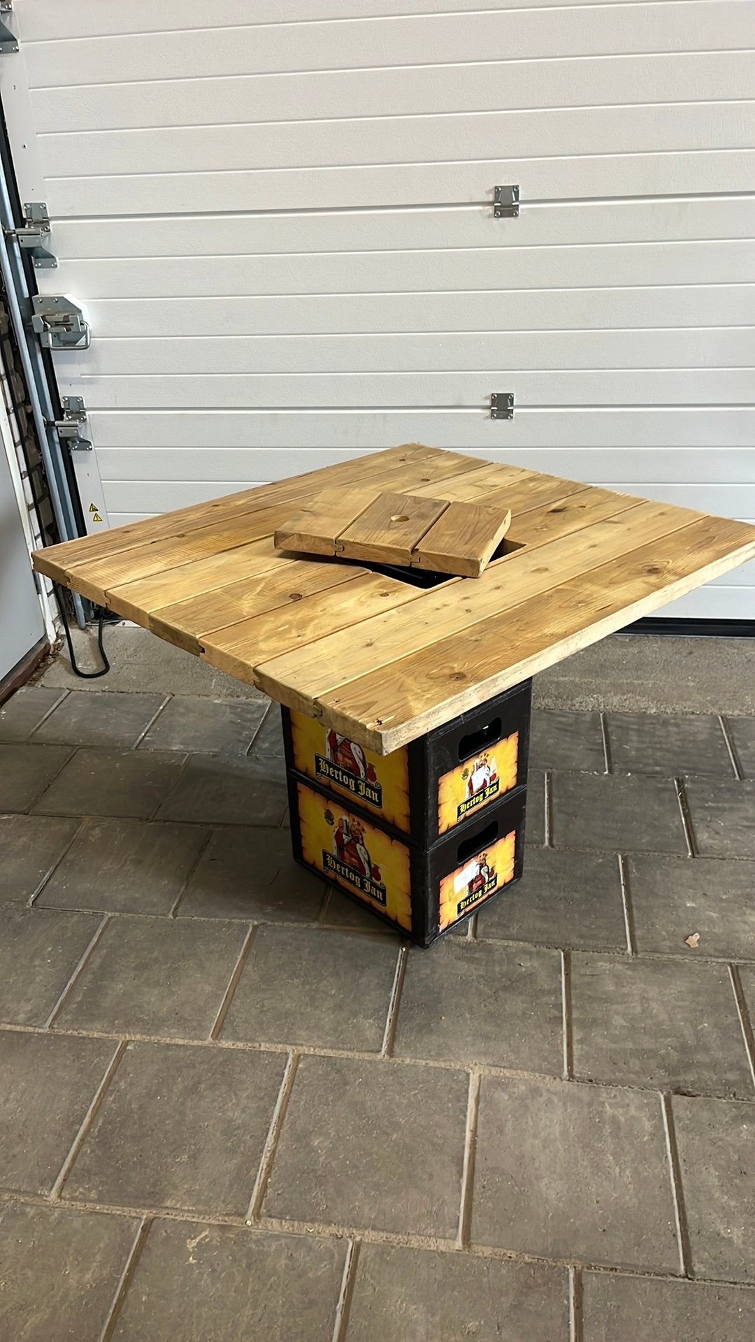 Biertafel statafel bier zomer bbq, Ophalen, Rechthoekig, Hout