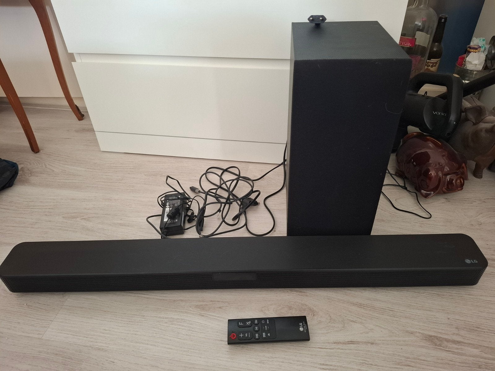 LG SL4YG Soundbar met Subwoofer, Ophalen, Met externe subwoofer