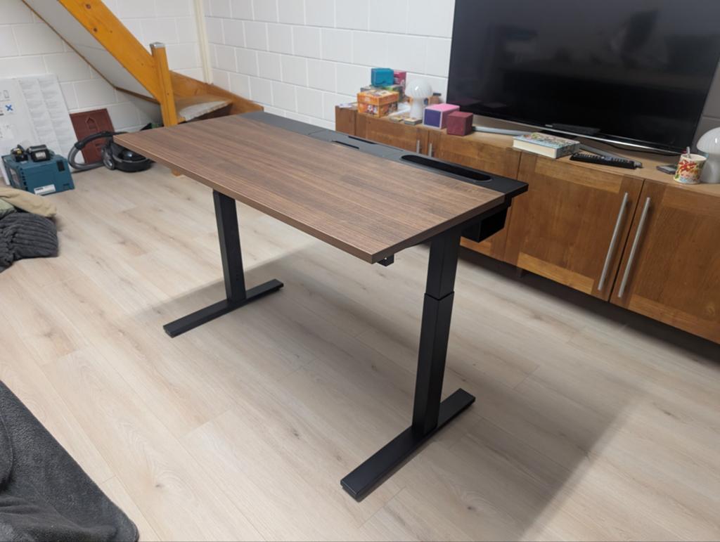 IKEA Mittzon bureau 120x60 cm - Splinternieuw, Huis en Inrichting, Bureaus, Ophalen, 120 cm, Hout, IKEA