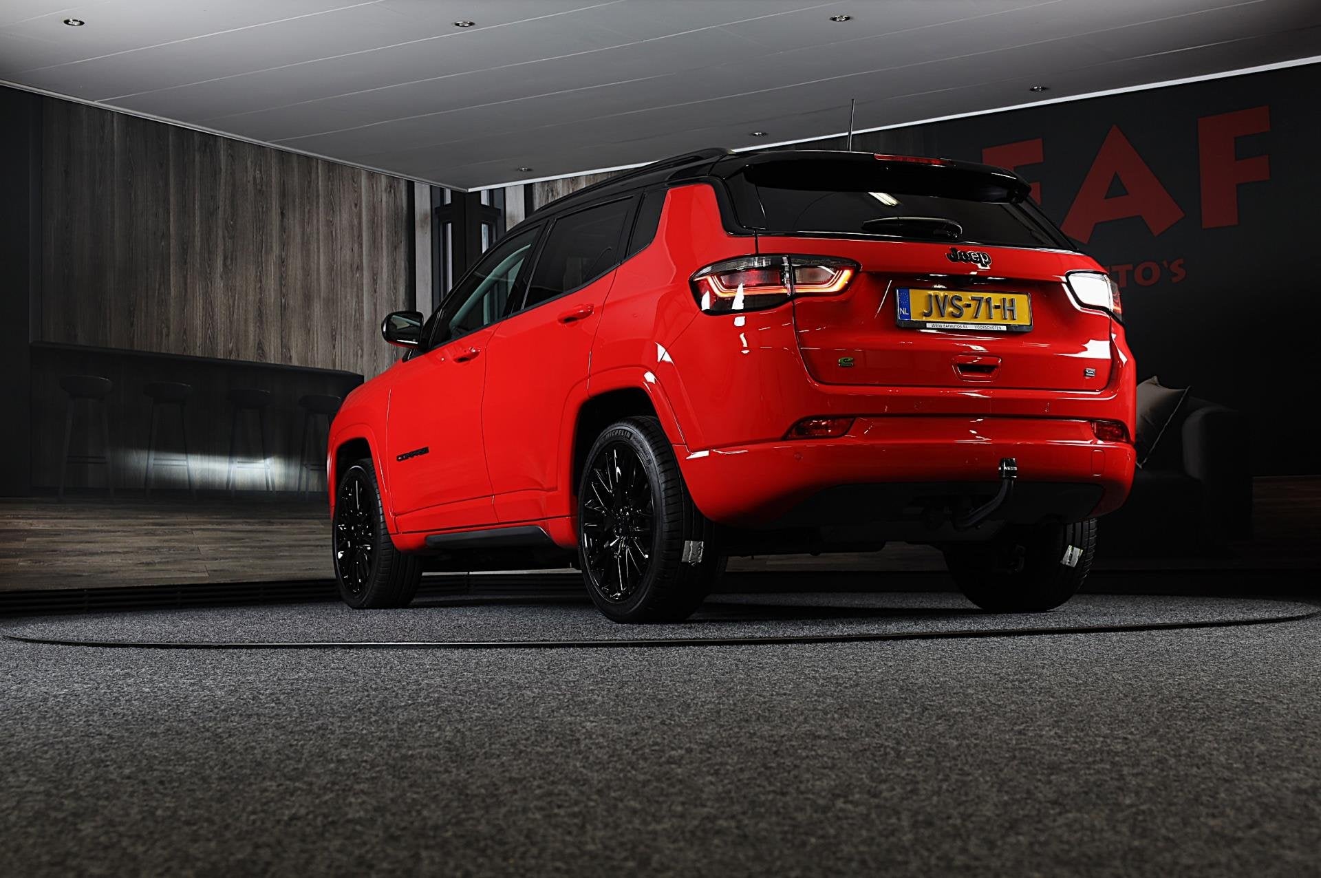 Jeep COMPASS 1.5T e-Hybrid Limited / AUT / Memory / Leder /, Dealer onderhouden, Gebruikt, 4 cilinders, Automatische klimaatregeling