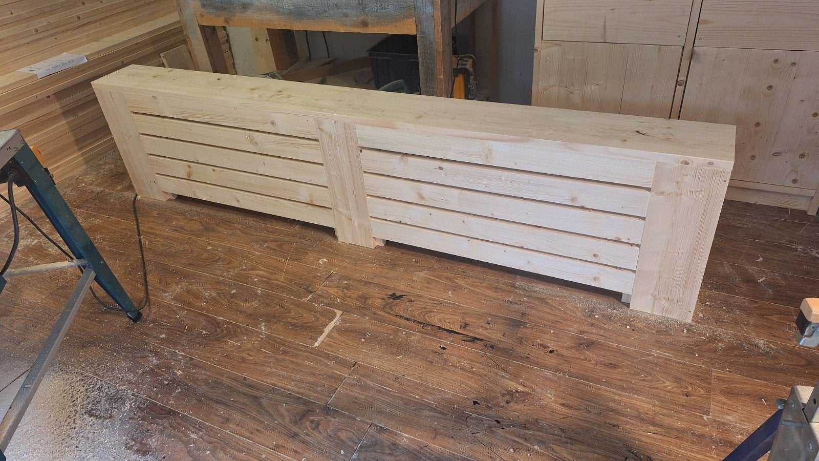 Radiator ombouw van terug gedroogd en geschaafd hout, Ophalen, 30 tot 80 cm, Radiator, Nieuw