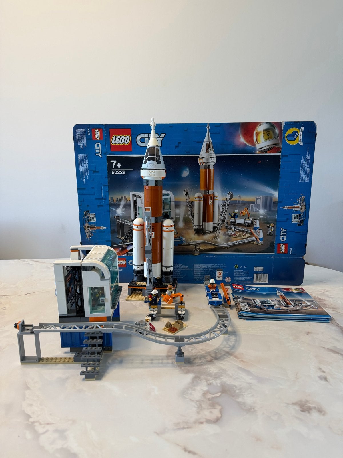 LEGO City 60228 Ruimte Raket met Lanceerbasis, Ophalen of Verzenden, Gebruikt