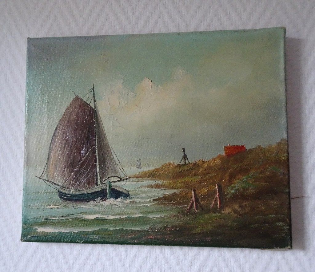 VERSCHILLENDE SCHILDERIJTJES EN FOTO LIJSTJES, Minder dan 50 cm, Ophalen of Verzenden, Zo goed als nieuw, Schilderij