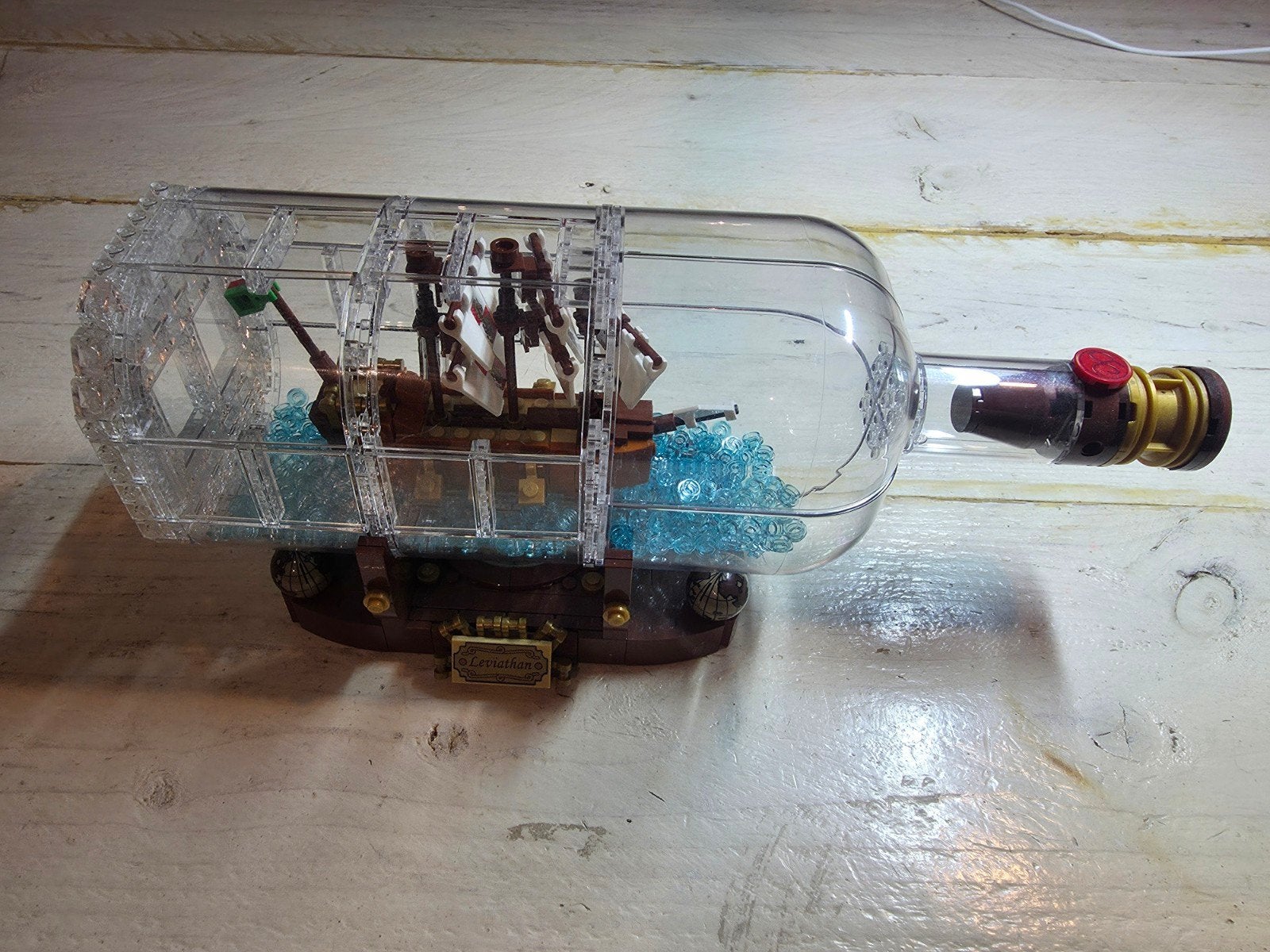 lego 21313 leviathan schip in een fles, Overige thema's, Lego, Ophalen of Verzenden, Zo goed als nieuw
